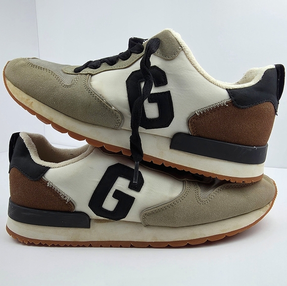 Guess Other - Brand Men's Casual Sneakers - Black, White, and Brown